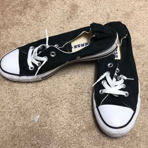 Black converse size 8